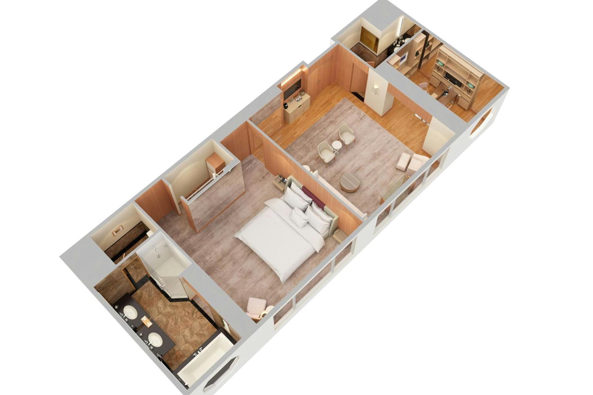 The Ritz-Carlton, Millenia Singapore Ngoại thất bức ảnh 3D floor plan